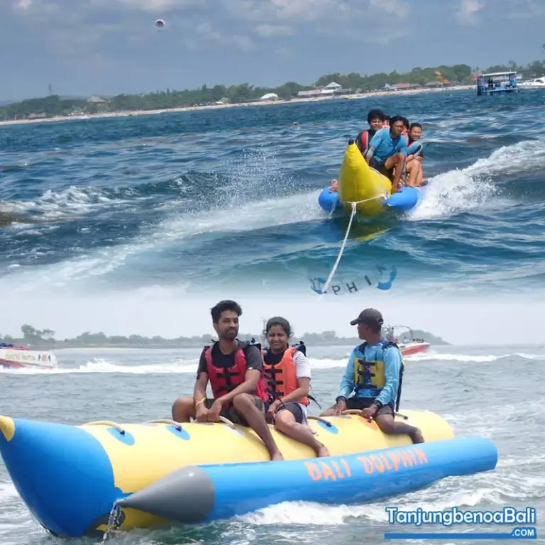 Naik Banana Boat di Tanjung Benoa Bali - Gambar 2