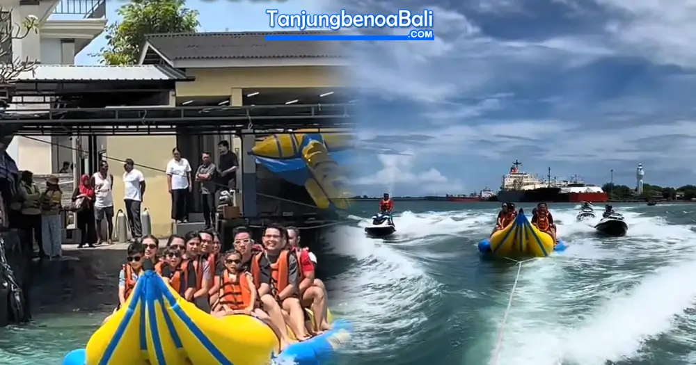 Naik Banana Boat Bali Seru Bersama Rombongan